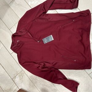 Callaway Burgundy Quarter-Zip Pullover